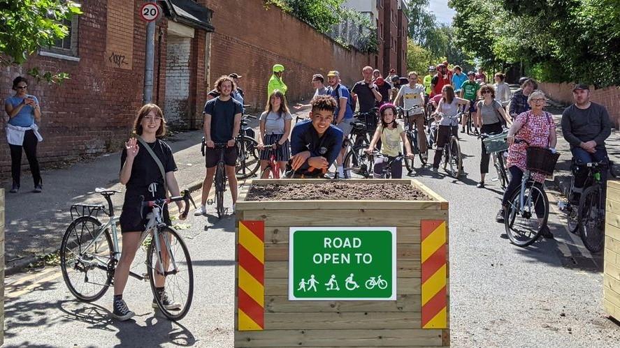 Salford Central Low Traffic Neighbourhood Modal Filters