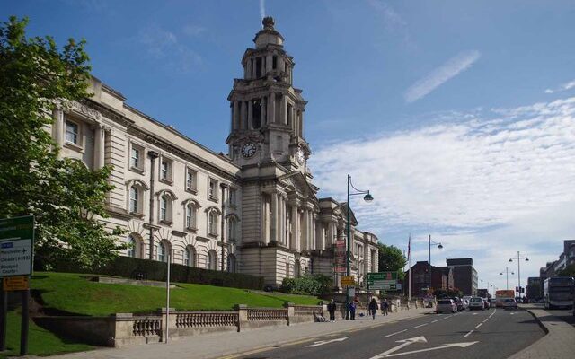 An image of Stockport Town Hall.