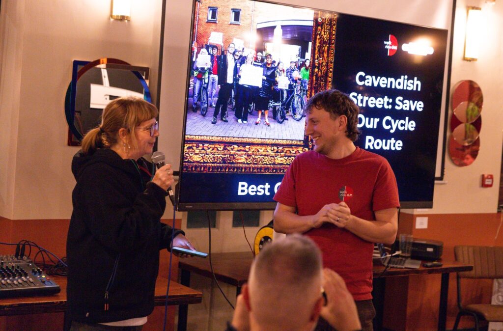 Walk Ride GM receiving the Best Campaign Success award
